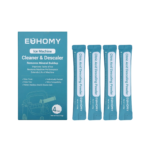 Euhomy Ice Maker Cleaner - Organic Citric Acid, Safe and Odor Free, 4 Individual Packs, Powerful Cleansing