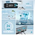 Euhomy Lyra S1 Nugget Commercial Ice Maker - Image 4