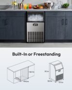 Euhomy Lucid M1 Cube Commercial Ice Maker - Image 7