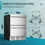Euhomy Pulse Dual 150 Beverage Refrigerator - Image 7